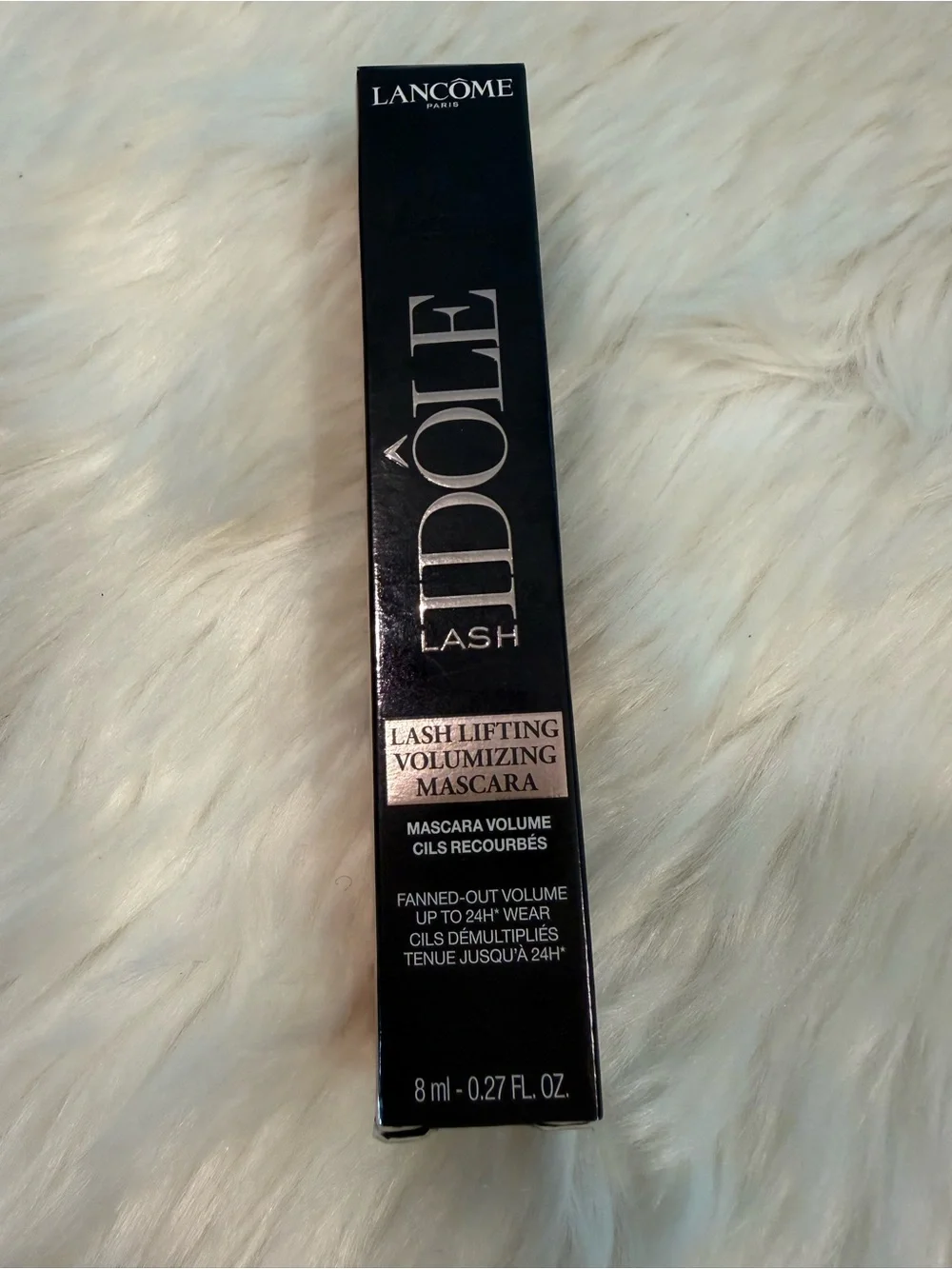 Lancôme Idôle Lash Mascara Packaging Glossy Black 01 New